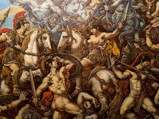Battle with the Amazons