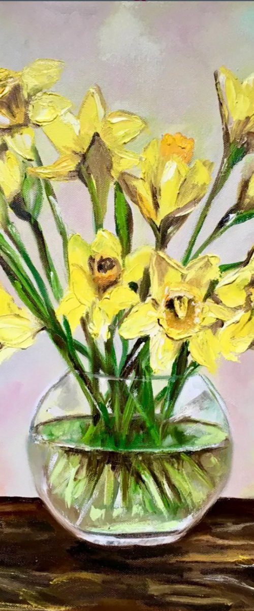 Bouquet of Daffodils 3 by Olga Koval