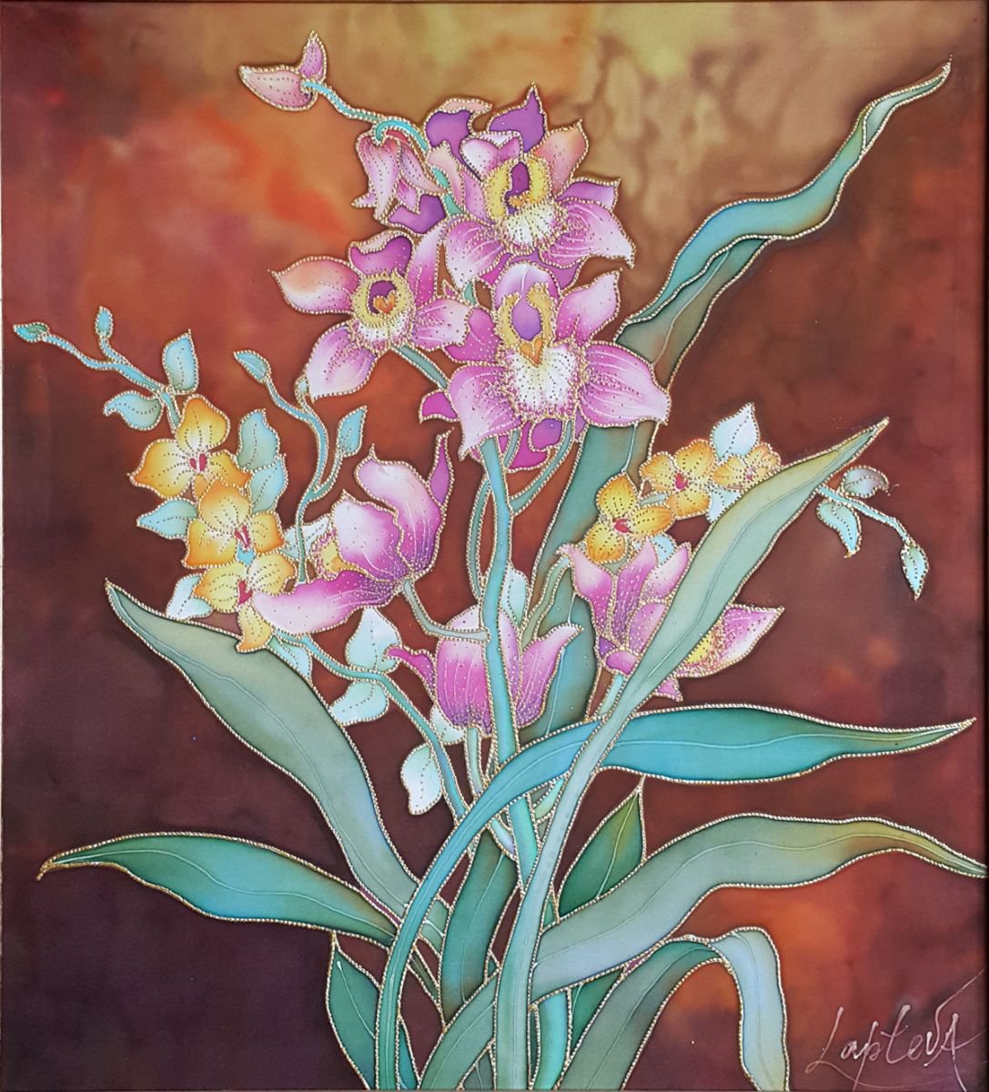 Delicate orchid by Viktoria Lapteva