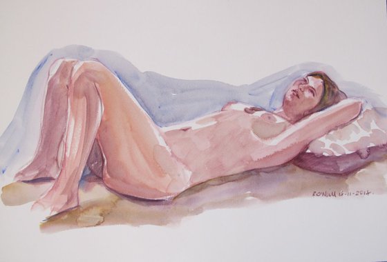 reclining female nude