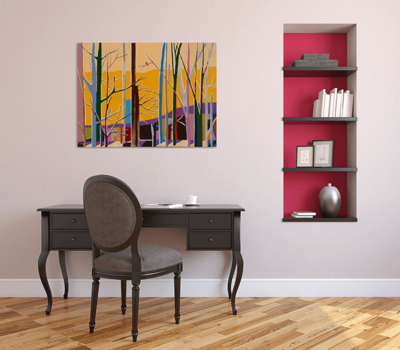 Mr. Cardinal In A Pre Dawn Glow