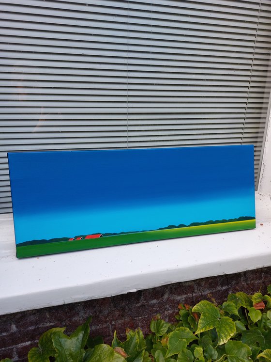 Red Roofs, Blue Sky, Green Fields (2)