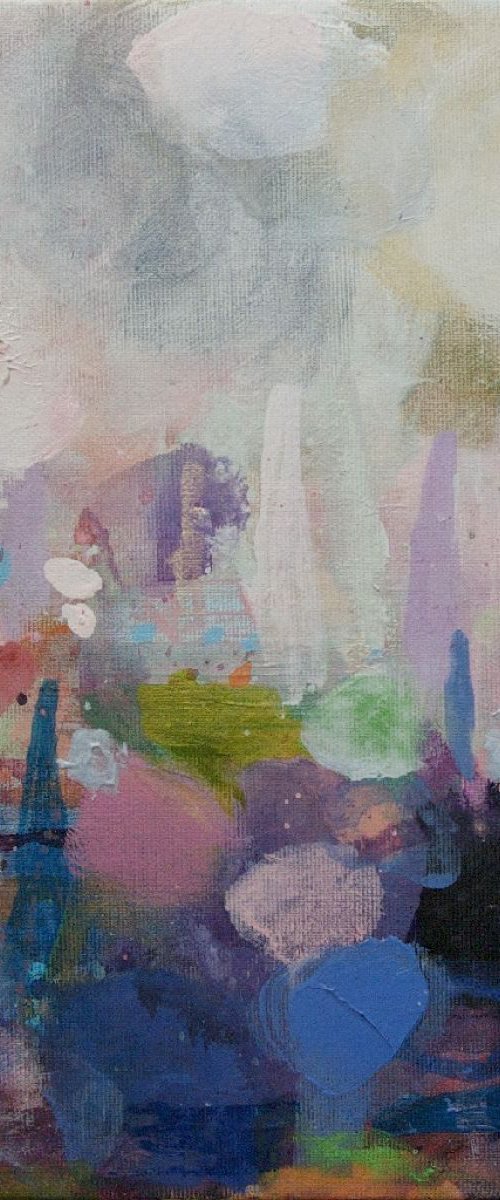 Plum Painting by Sandy Dooley