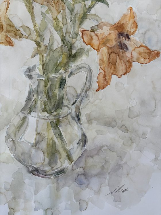 Lilies 50x65 cm 2025