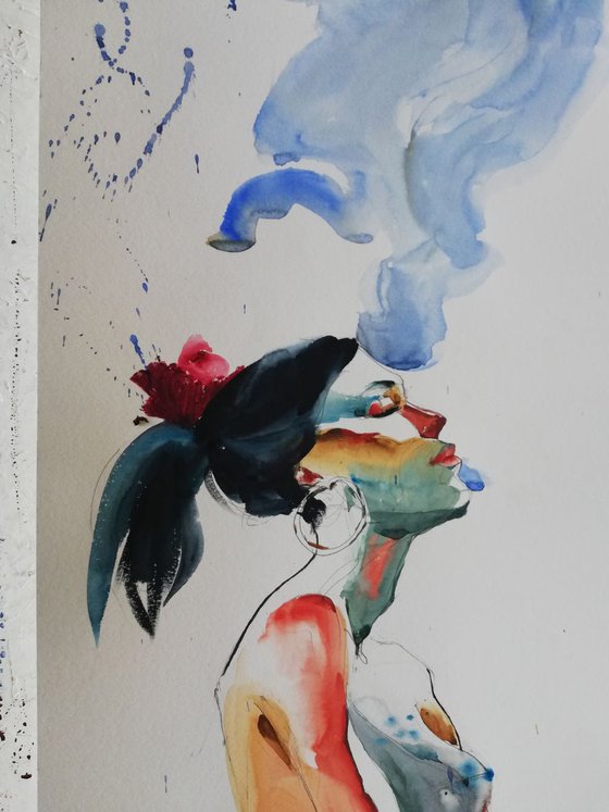Large Flamenco Nude