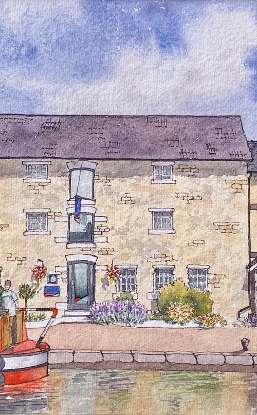 Museum & Canalside Cottages II by JANE DENTON