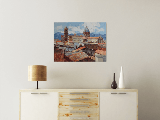 Sunlit Rooftops of Palermo