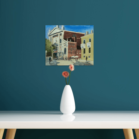 San Vidal, Venice, an original plein air oil painting