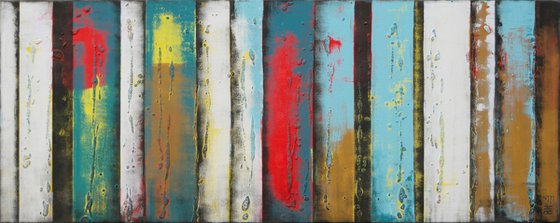 Turquoise panels light