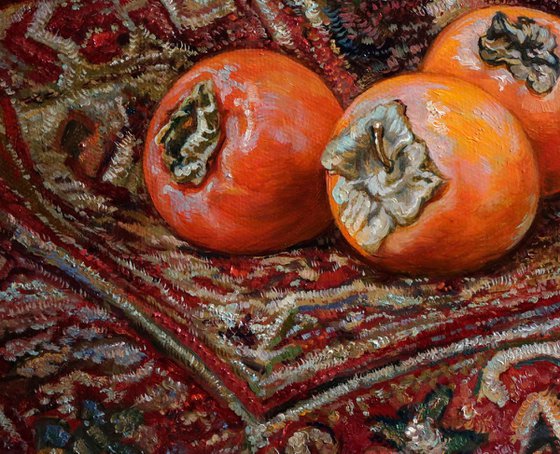 Persimmon n oriental carpet