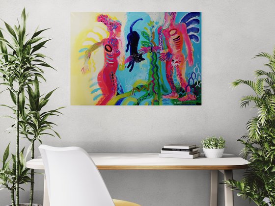 Adam is looking for Eve