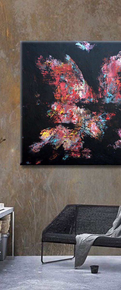 Large painting       - BUTTERFLY - by Veljko  Martinovic
