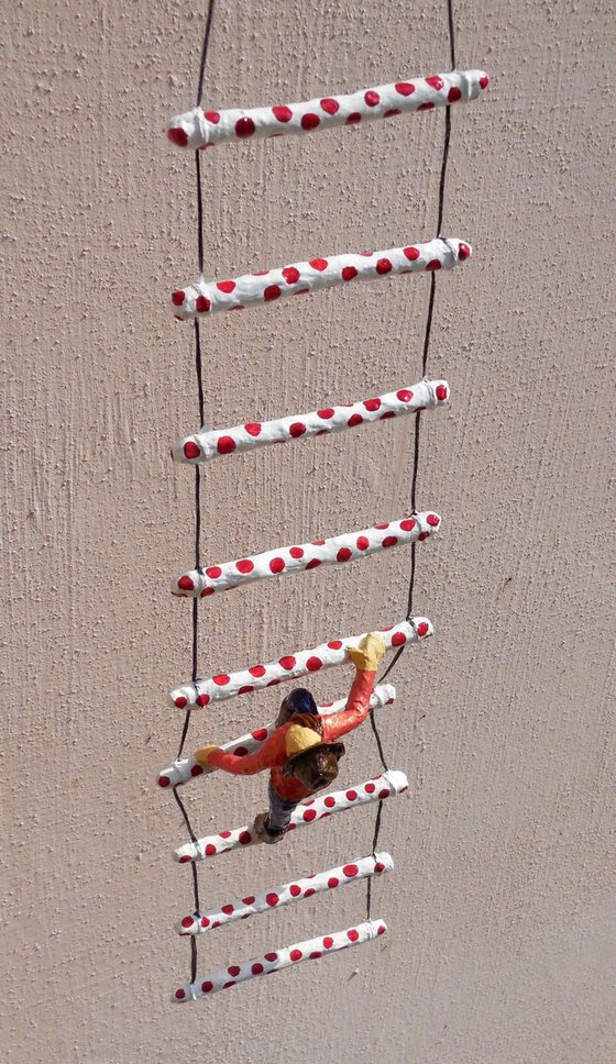 Polka Dots Ladder Climber