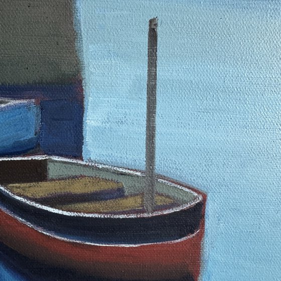 Two Moored Boats