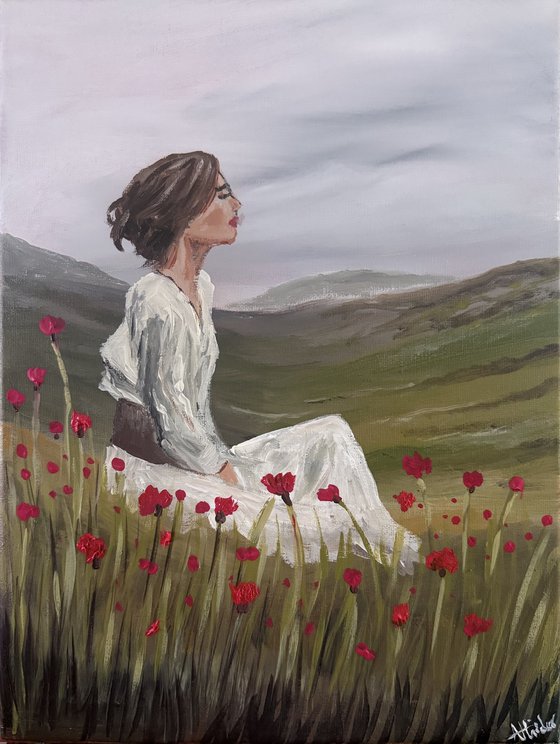 Tranquility In The Poppy Fields
