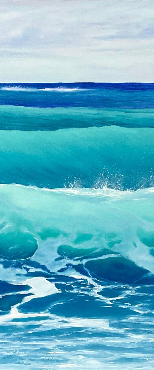 Waves of Harmony. Seascape by Alla Kallass