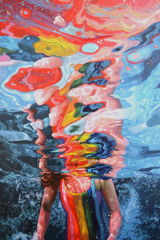 Summoned - Swimming painting