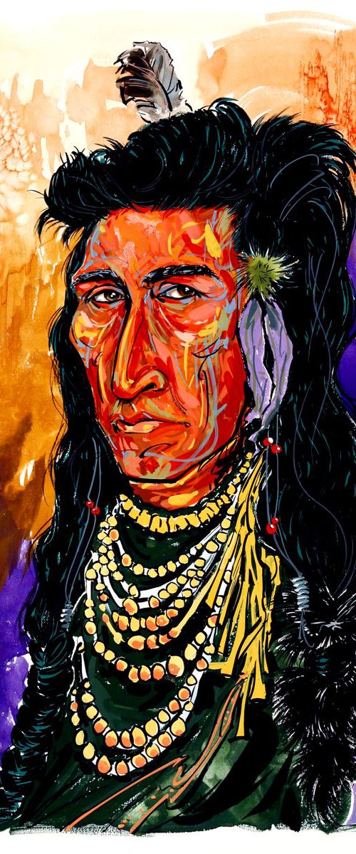 Shoshoni Chief by Ben De Soto