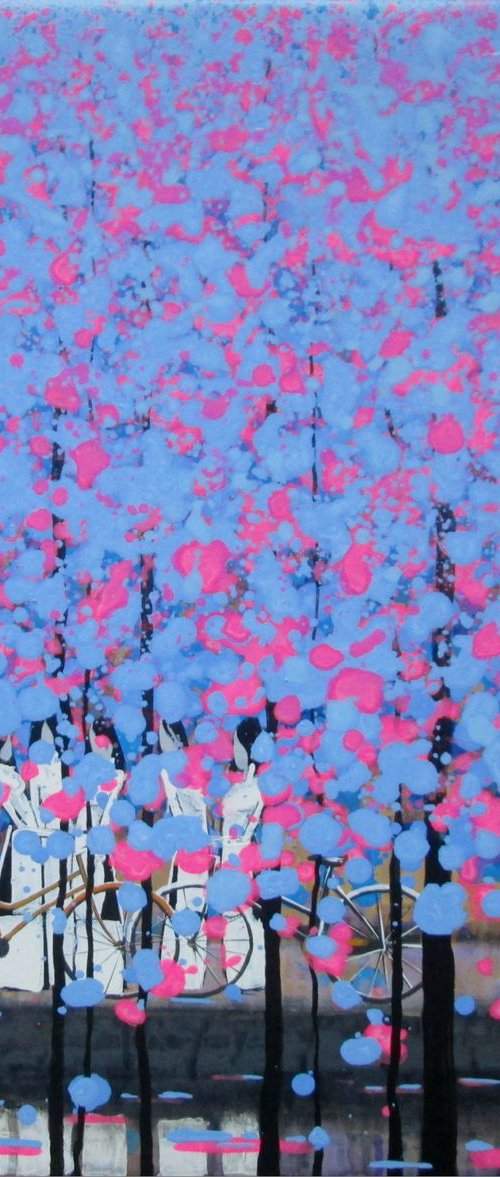 Blue and pink by Xuan Khanh Nguyen