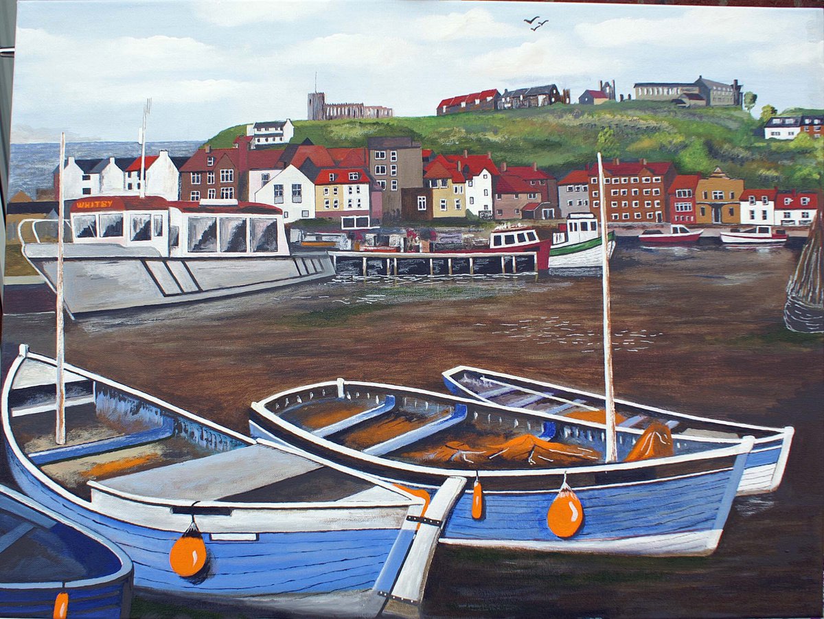 Whitby Inner Harbour by Chris Pearson
