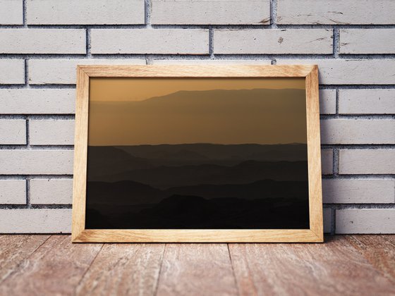 Sunrise over Ramon crater #2 | Limited Edition Fine Art Print 1 of 10 | 75 x 50 cm