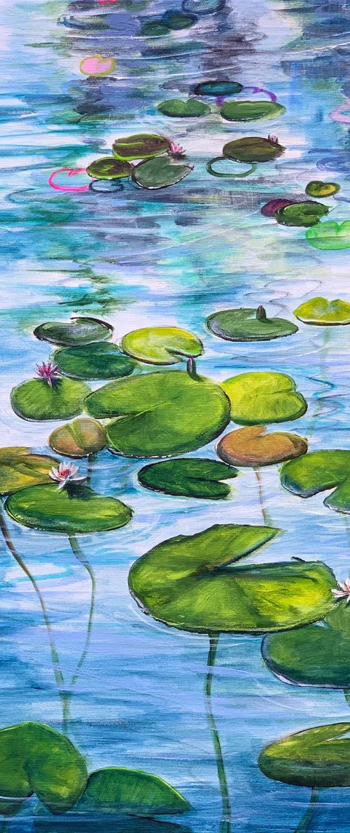 Water Lilies 4 by Sandra Gebhardt-Hoepfner