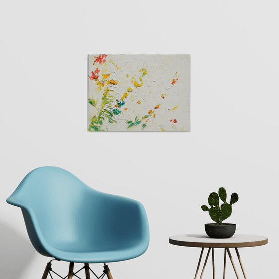 Floating Flowers 60x45cm 18x24in