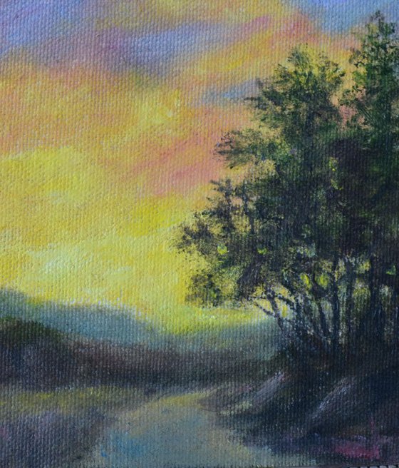 Road Home -  6X8 oil (SOLD)