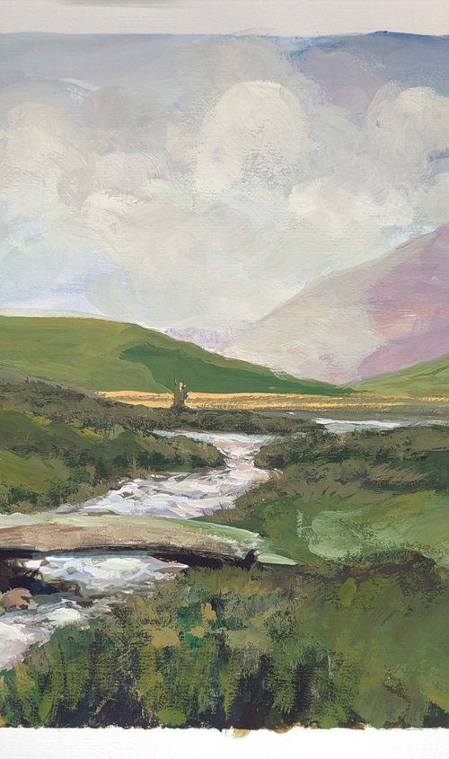 Dartmoor Painting Study by David Fernandez Giron