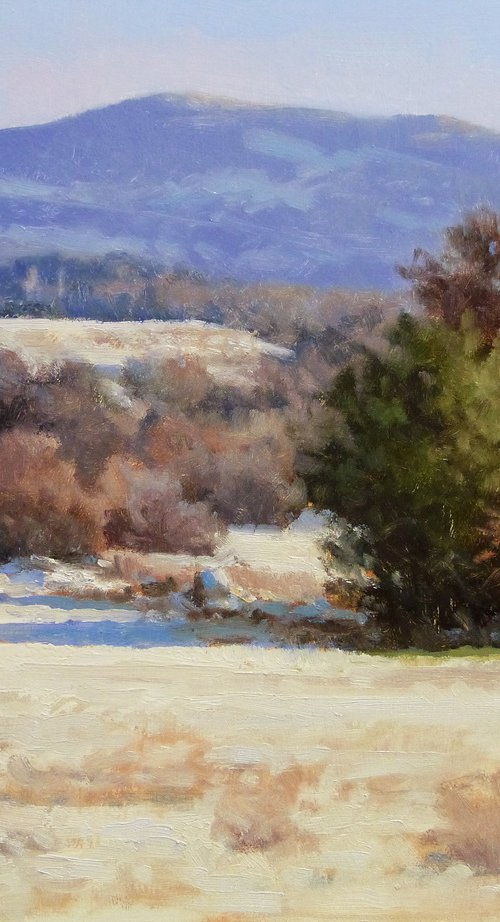 Winter Landscape in Haute-Provence by Pascal Giroud