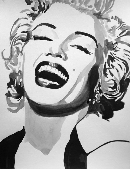 Marilyn Monroe  #1 by Alexandra Djokic