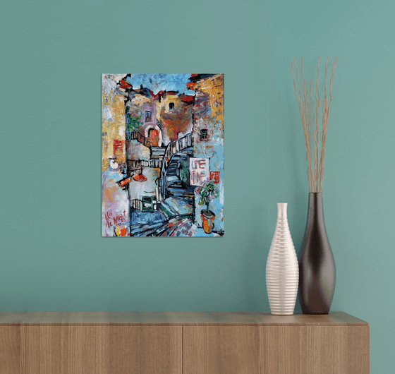 Mosaic Glimmers of Cudillero