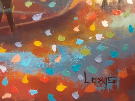 Coastal Rhythm, Vibrant African beach