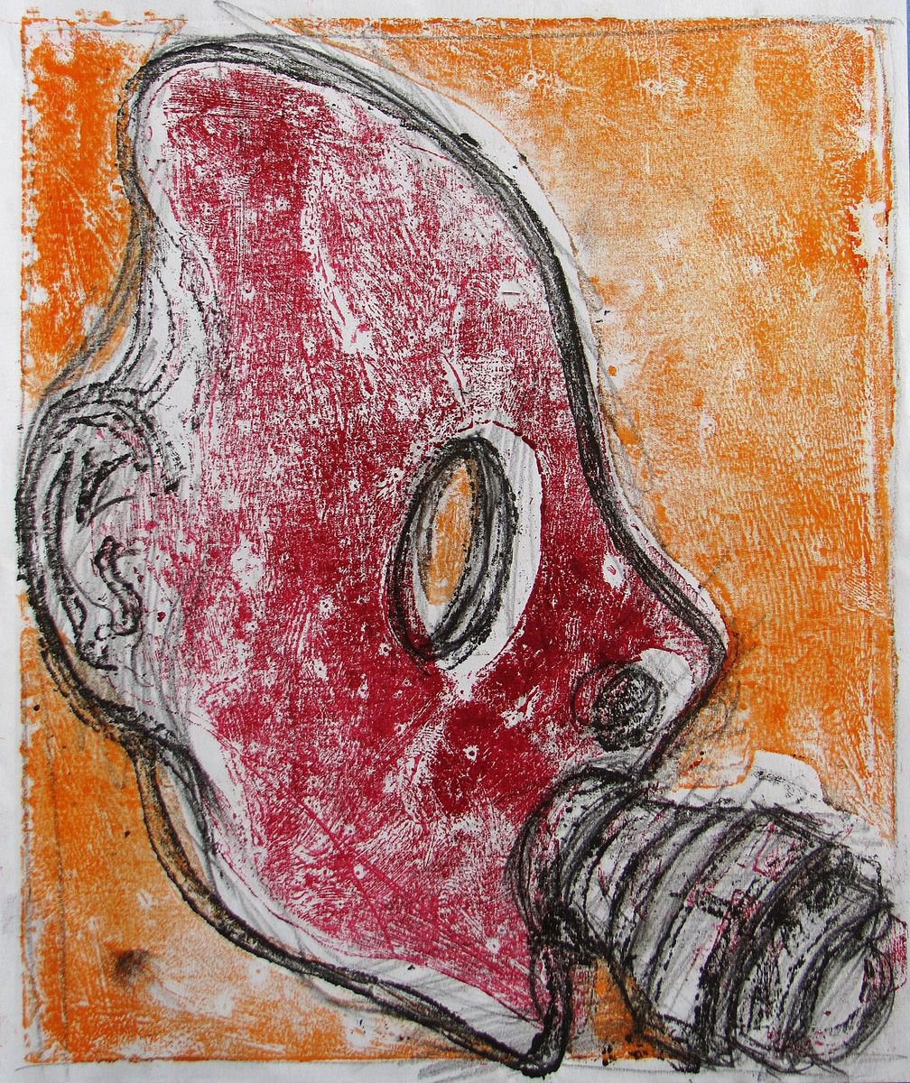 Portrait Oil Painting By Antonio Mele, 8 X 10, First Mask, Original Artwork