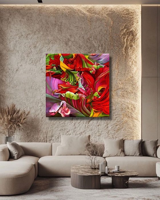 Colorful tulips