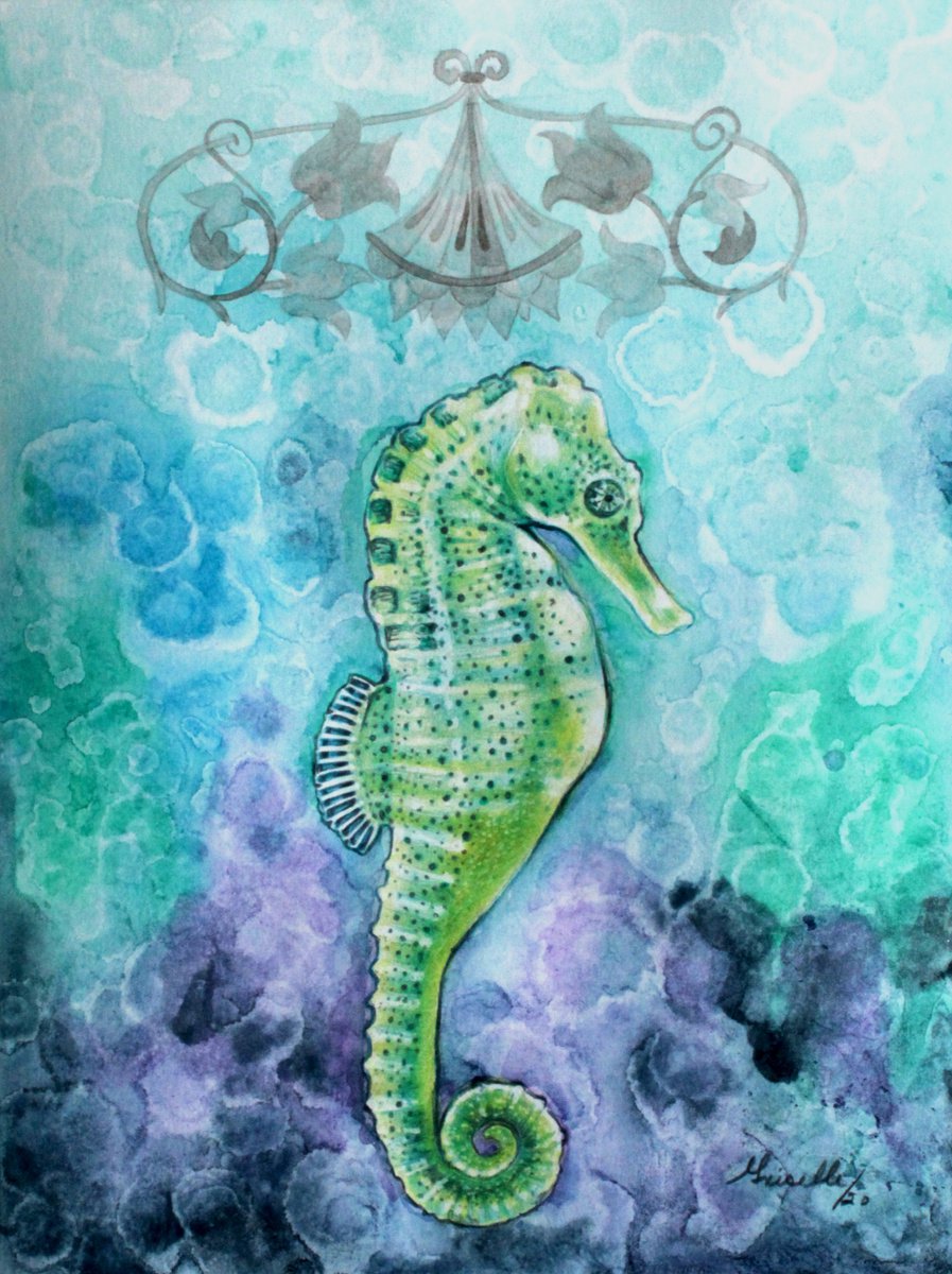Sea horse: spiritual animal. by Griselle Morales Padron