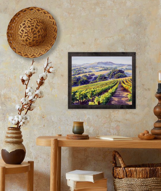 California vineyard landscape