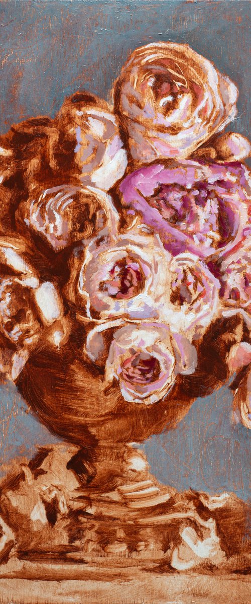 Still life with flowers 4 by Alexander Moldavanov