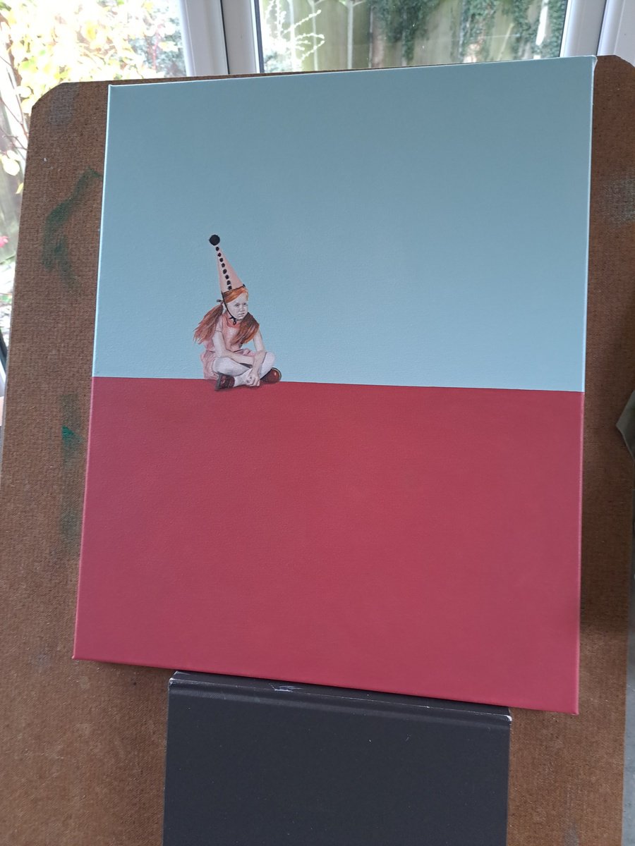 Portrait Painting By Lee Jenkinson, 18 X 22", Hometown 4, Original Artwork