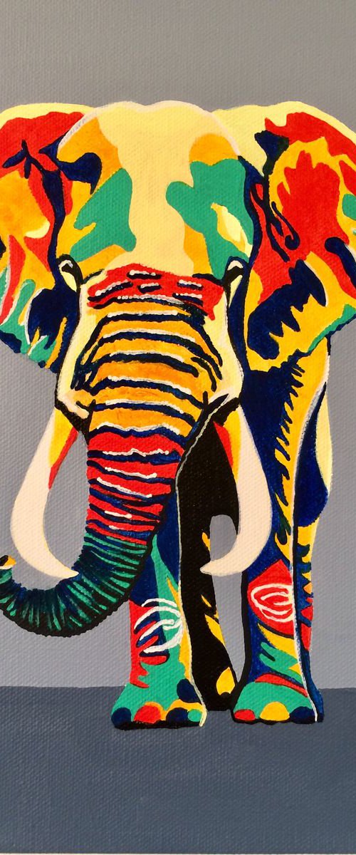 Majestic Elephant # 3 by Lucyanne Terni