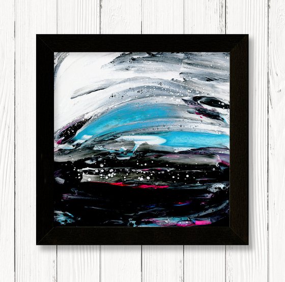 Natural Moments 99 - Framed  Abstract Art by Kathy Morton Stanion
