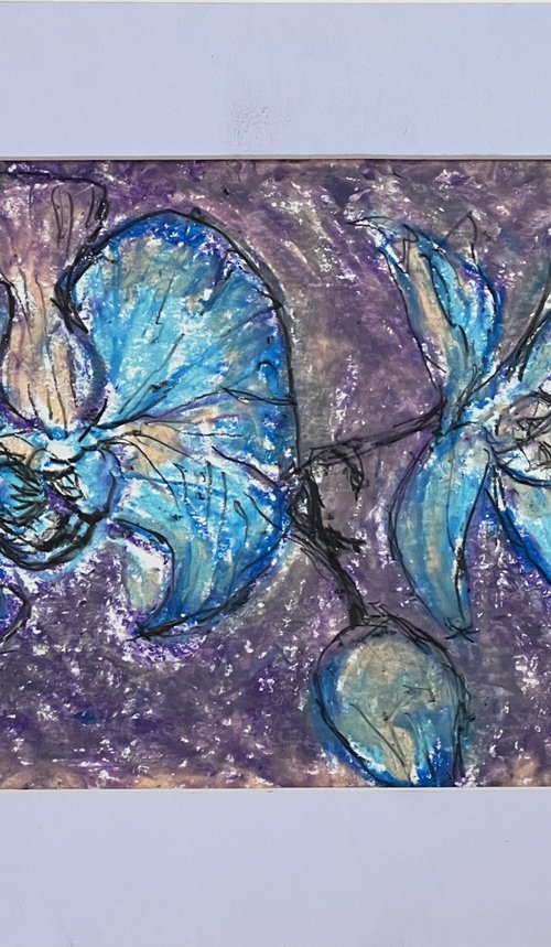 Azure Orchids by Maxence Ma