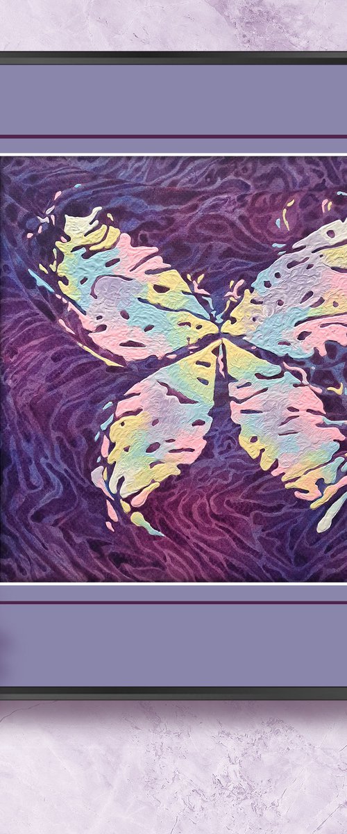 Butterfly «Rainbow Light» by Mariia Raskin