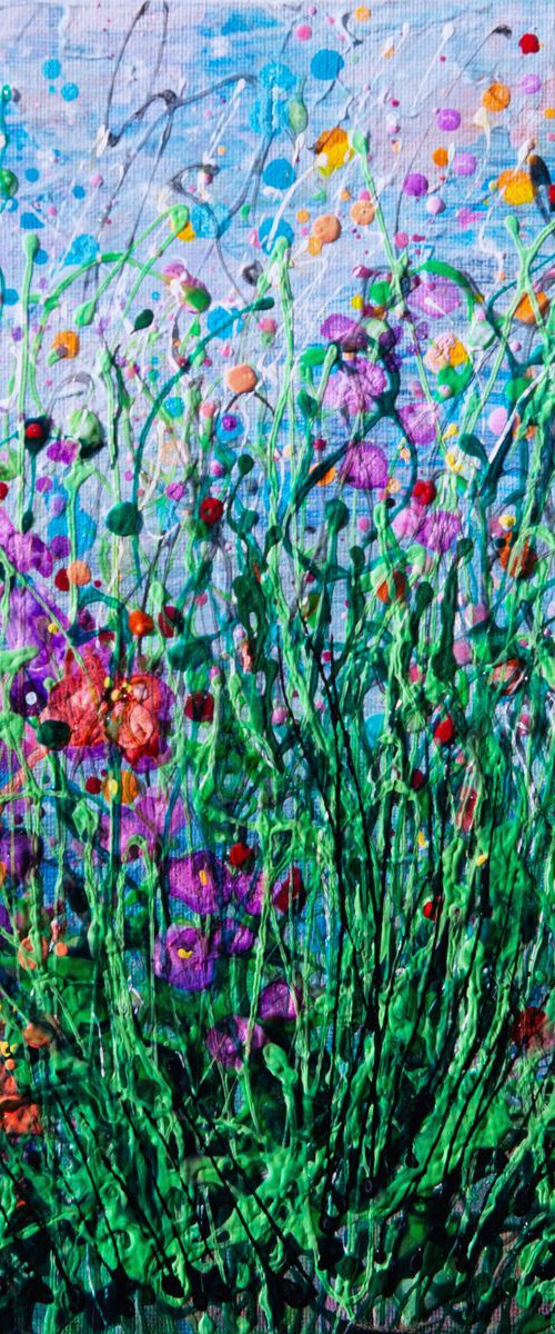 Where the Wind Blows - Original Painting   by Olena Art by Lena Owens at OLena Art