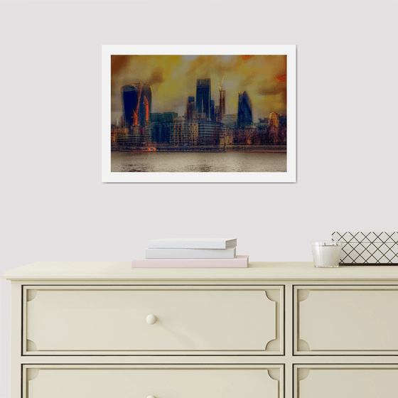 London Vibrations - The City. Limited Edition 1/50 15x10 inch Photographic Print