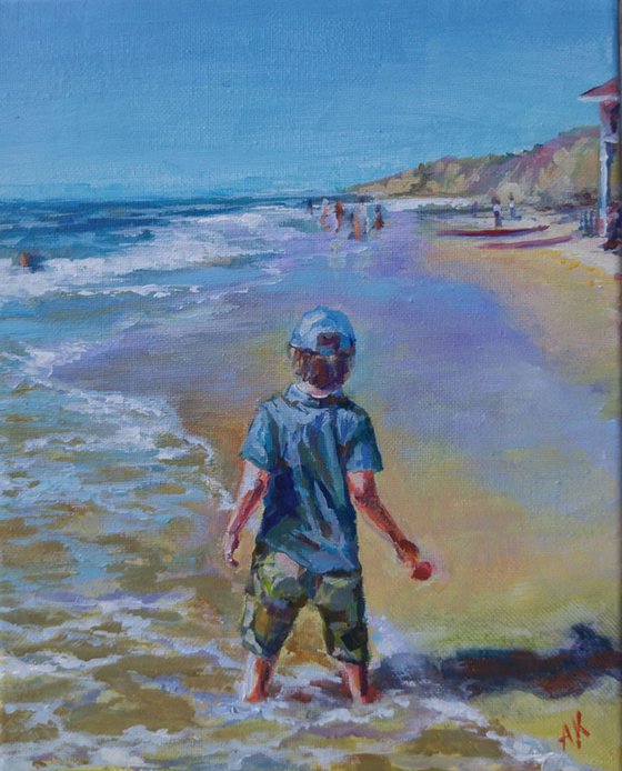 The boy and the sea ("Childhood" series)