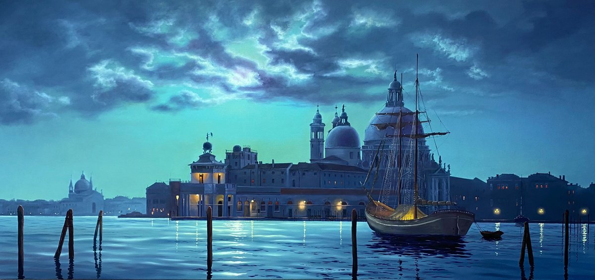 Venice night by Igor Dubovoy