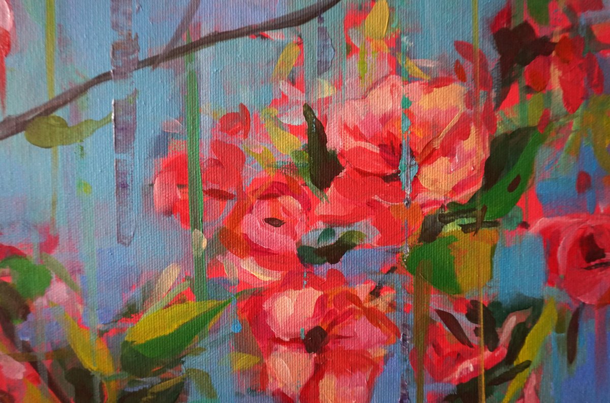 Impressionistic Animal Oil Painting By Amaya Fernandez Fariza, 26 X 32, The Party In Pink, Original Artwork