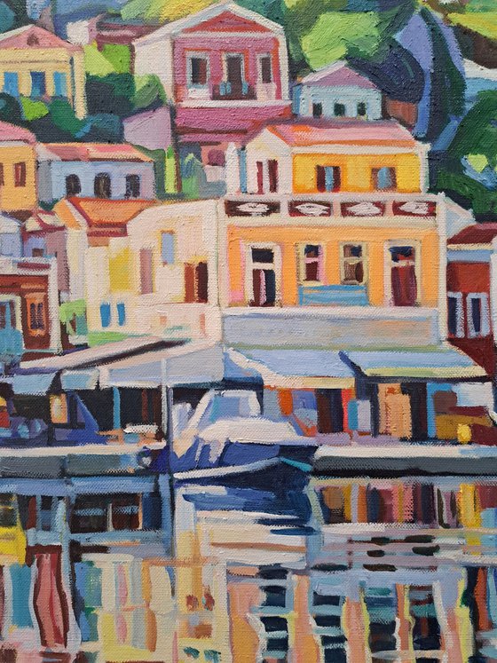 Symi in the mirror