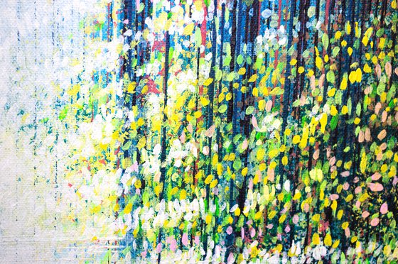 Sunlit Summer Forest Path